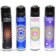 ACCENDINO CLIPPER LARGE MANDALAS 2 VIP - SCATOLA INTERA DA 48 PEZZI