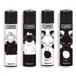 ACCENDINO CLIPPER LARGE SHEEP - ANIMALS 17 - SCATOLA INTERA DA 48 PEZZI